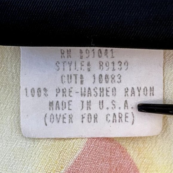 90s Vintage Big Hed Designs Yellow and Orange Hawaiian Floral Short Sleeve Dress - Picture 7 of 8